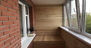 Отделка, остекление, утепление балконов в Качканаре от 204 руб. м/2.