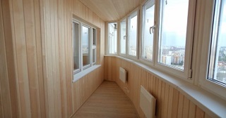 Внутренняя отделка лоджии Качканар, цена от 204 руб. м2